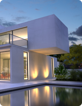 building with pool